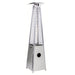 40,000 BTU Pyramid Propane Patio Heater, Quartz Glass Tube, Stainless steel - CozeeFlames.com