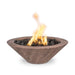 24" Cazo Fire Bowl- Wood Grain Concrete- OPT-24RWGFO - CozeeFlames.com