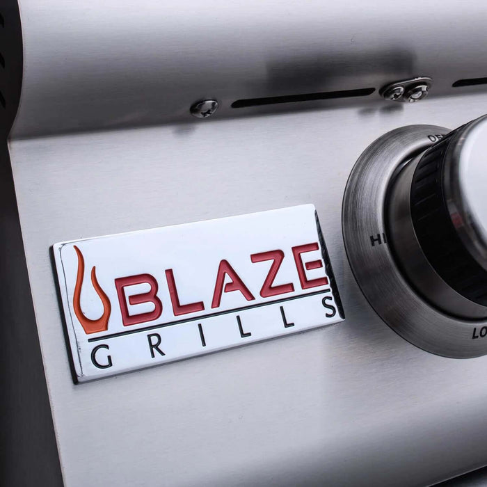 Blaze Freestanding Premium LTE 40-Inch 5-Burner Grill With Rear Infrared Burner & Grill Lights - BLZ-5LTE2-NG/LP - CozeeFlames.com