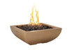 American Fyre Designs- 30" Bordeaux Petite Square Fire Bowl- - CozeeFlames.com