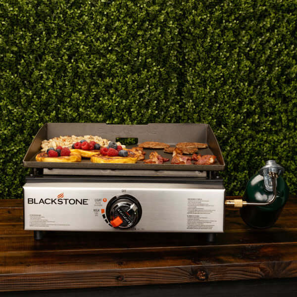 Blackstone 17" Tabletop Griddle Stainless Steel- 1971 - CozeeFlames.com