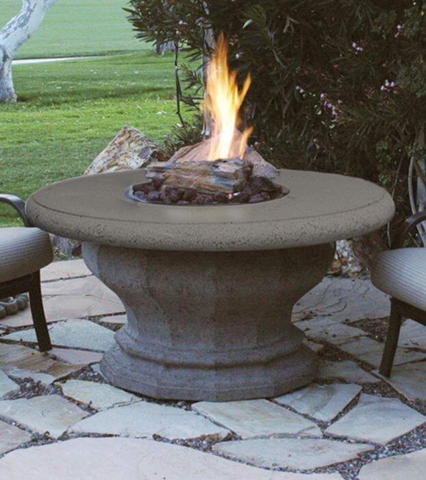 American Fyre Designs- Inverted Fire Table- 629-xx-11-M2xC - CozeeFlames.com
