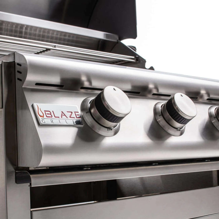 Blaze Prelude LBM 32-Inch 4-Burner Built-In Gas Grill - BLZ-4LBM-LP/NG - CozeeFlames.com