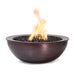 27" Sedona Hammered Copper Fire Bowl- OPT-27RCPRFO - CozeeFlames.com