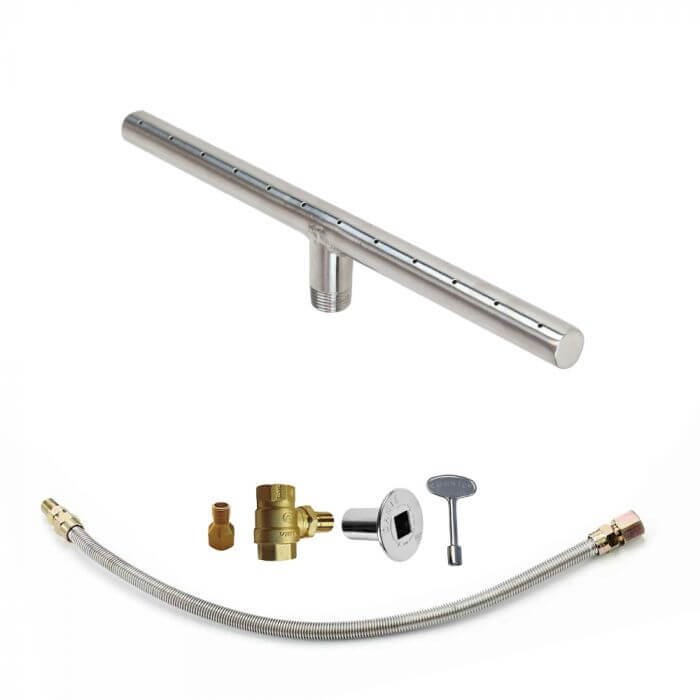 Grand Canyon- Stainless Steel T-Burner Kit- TBSSK-LIN-Config - CozeeFlames.com